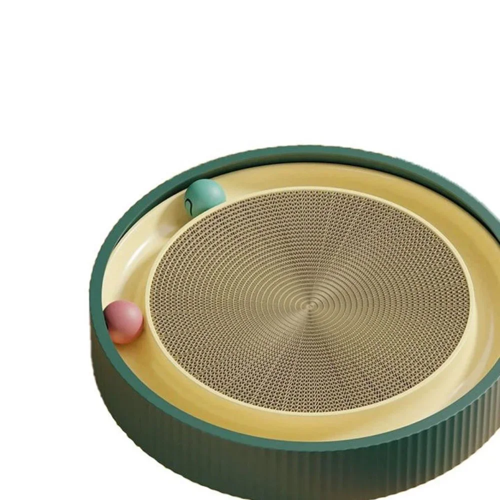 Cat Wheel funy Scratching board With 3 Balls